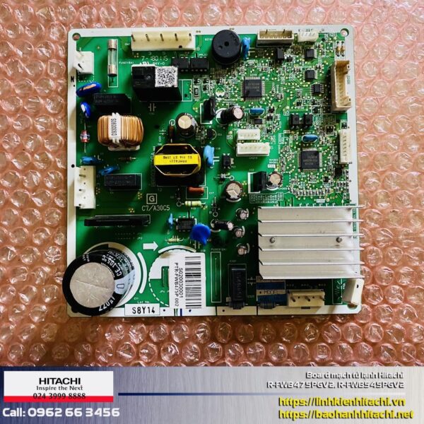 Board mạch tủ lạnh Hitachi R-FWB475PGV2, R-FWB545PGV2
